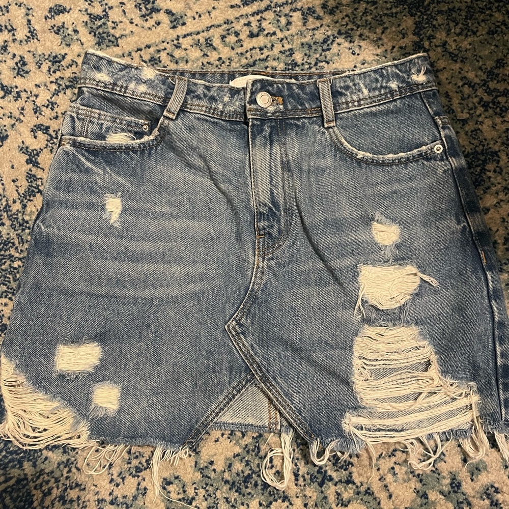 Zara denim skirt